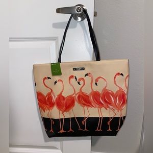Kate Spade Pink Flamingo Shoulder Bag/Tote